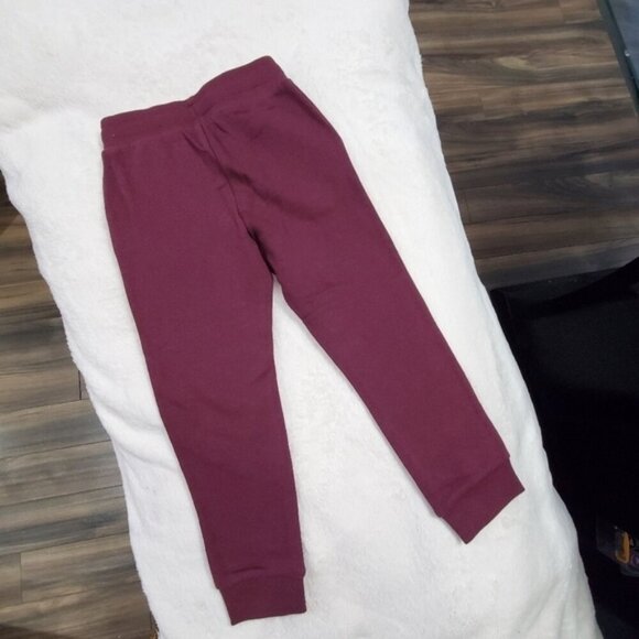 H&M Kids Joggers Cotton Burgundy - Picture 3 of 5